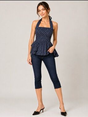 Anthropologie Star Trails Halter Top Maeve